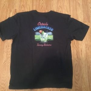 TOMMY BAHAMA OUTSIDE LINEBACKER T-SHIRT SIZE XL
